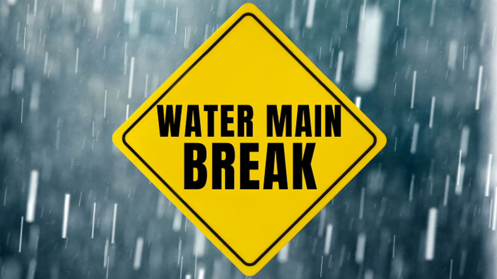 water main break